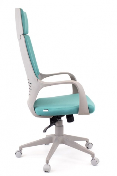 Кресло для руководителя Everprof Everprof Trio Grey TM Ткань Бирюзовый