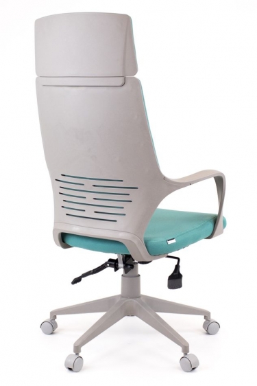 Кресло для руководителя Everprof Everprof Trio Grey TM Ткань Бирюзовый