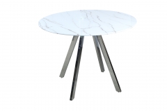 Стол обеденный Stool Group Хьюстон D100 Белый