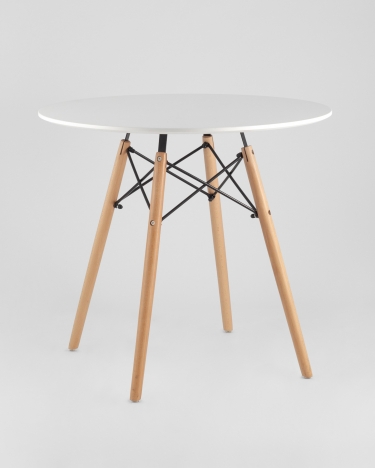 Стол обеденный Stool Group DSW D80 Белый