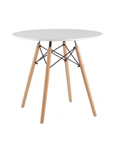 Стол обеденный Stool Group DSW D80 Белый