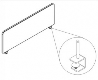 Акустический экран Skyland RAND Acoustic XAFP 1660 Bravo Grey