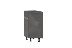 Тумба кухонная окончание 350 Герда Любимый дом ЛД 279.220.000.083 Черный/Черный/Антрацит