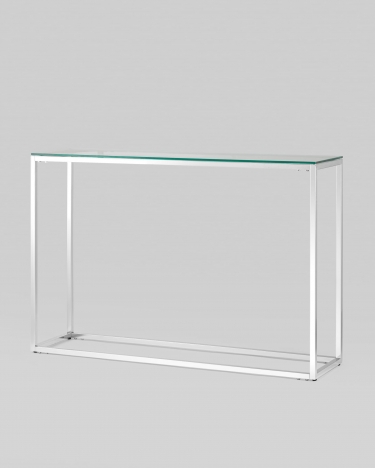Консоль Stool Group ТАУН 115x30 Серебро
