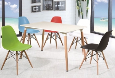 Стул для кухни Цвет мебели Eames SC-001 Морская волна