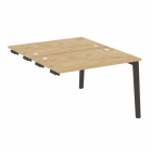 Стол-приставка двойной к опорным элементам Рива ONIX WOOD OW.D.SPR-2.7 Тиквуд Светлый/Темный