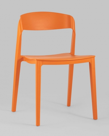 Стул пластиковый Stool Group Moris Оранжевый