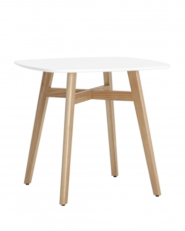 Стол обеденный Stool Group Target 80x80 Белый