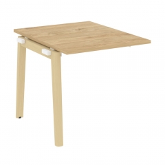 Проходной наборный элемент переговорного стола Рива ONIX WOOD OW.NPRG-0 Тиквуд Светлый/Светлый