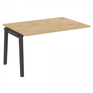 Проходной наборный элемент переговорного стола Рива ONIX WOOD OW.NPRG-3 Тиквуд Светлый/Темный
