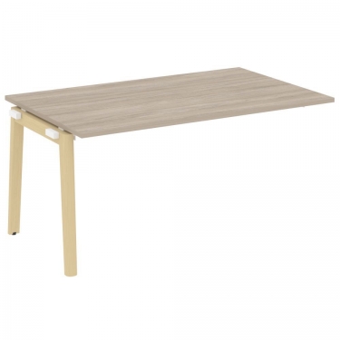 Проходной наборный элемент переговорного стола Рива ONIX WOOD OW.NPRG-4 Дуб Аттик/Светлый