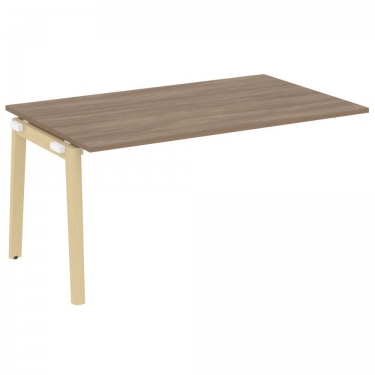 Проходной наборный элемент переговорного стола Рива ONIX WOOD OW.NPRG-4 Тиквуд Темный/Светлый