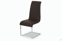 Стул для кухни металлический B77 – коричневый