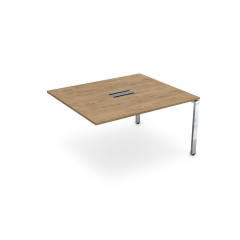 Стол системы БЭНЧ, переговорный, конечный ALSAV GLOSS LINE НСПК-П.927 Teakwood