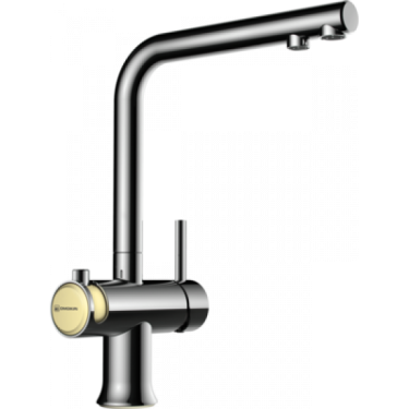 Смеситель Omoikiri Omoikiri Hotaru-Ch-Be Латунь/Хром/Бежевый