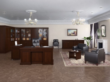 Топ и цоколь для шкафа 3 створки POINTEX MNS2957302 Южный орех