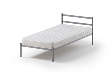 Кровать Квадрат Киров Метта 900x2000 Серая
