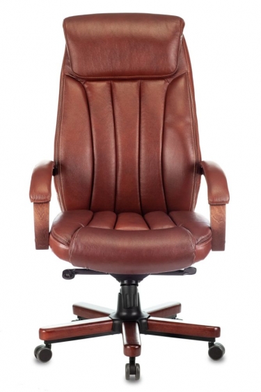 Кресло руководителя Бюрократ Бюрократ T-9922WALNUT/Leather Eichel