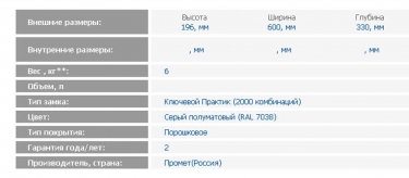 Индивидуальный шкаф кассира металлический ЗМК Промет AMB-15/2