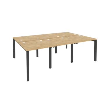 Рабочая станция на П-образном м/к Рива ONIX O.MP-D.RS-6.0.8 Тиквуд Светлый/Антрацит