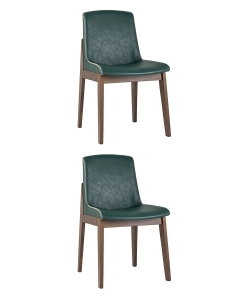 Комплект из двух стульев Stool Group LOKI 2 шт Зеленый