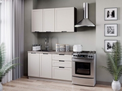 Тумба кухонная 800 с 2 ящиками ЛЮКС 4 Любимый дом Джамис ЛД 296.150.000.136 Черный Кашмир