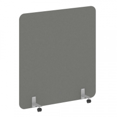 Перегородка на металлических опорах, на роликах Рива R-line DP.R-140-150 Металлик