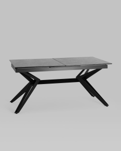 Обеденный стол раскладной Stool Group Олимпия 160-210 Темная керамика