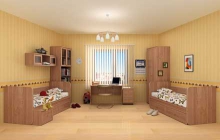 Комплект мебели для двоих детей НЕМО