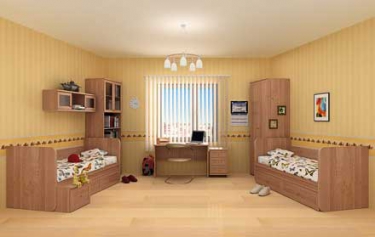 Комплект мебели для двоих детей НЕМО