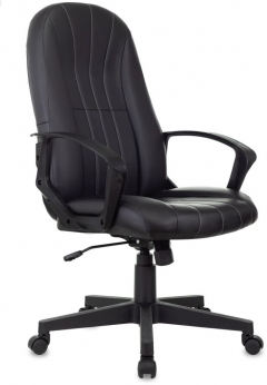 Кресло руководителя Бюрократ Бюрократ T-898/B черный Leather Black