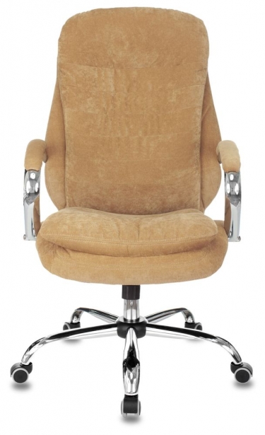 Кресло руководителя Бюрократ Бюрократ T-9950SL Fabric горчичный Velvet 73