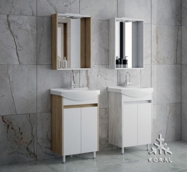 Зеркало-шкаф Corozo Koral Орегон 50С 13887 Сонома