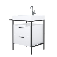 Тумба Corozo Corozo Айова 60 14869 Черная Белая