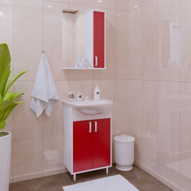 Тумба Corozo Koral Колор 50 9965 Красная