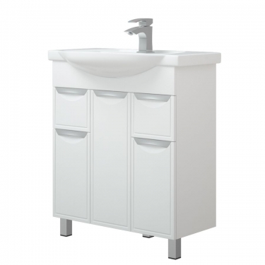 Тумба Corozo Koral Монро 75 Z2 19312 Белая