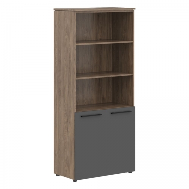 Шкаф с 1 комплектом глухих малых дверей Skyland MORRIS TREND MHC 85.5 Антрацит Кария Пальмира