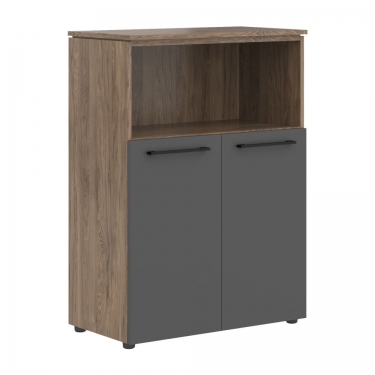 Шкаф с глухими дверьми Skyland MORRIS TREND MMC 85.3 Антрацит Кария Пальмира