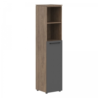 Шкаф-колонка с глухой средней дверью Skyland MORRIS TREND MHC 42.6 Антрацит Кария Пальмира