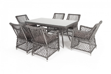 Обеденная группа 4sis Латте LC6T-7-SET graphite