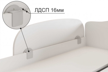 Ограничитель для кровати Мебельсон XYZ-123 белый