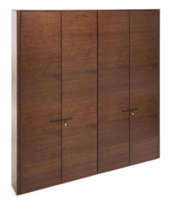 Шкаф для бумаг с гардеробом Profoffice RAIL SET_Wardr.+Bookcase195_RT Дуб Табак