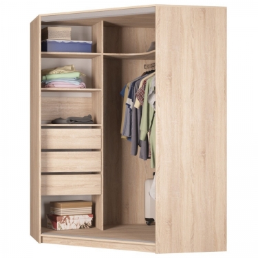 Шкаф-купе Аларти YA-198х1400-568-2Белый-D5D5
