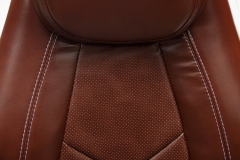 Кресло руководителя Tetchair BOSS хром Коричневый 2 TONE