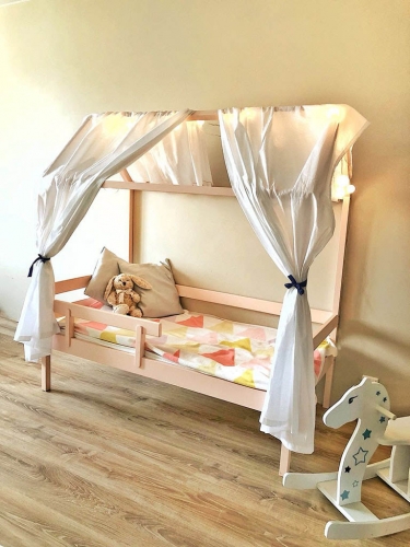 Кровать-домик RooRoom RooRoom кд-11Р Розовый