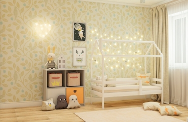 Кровать-домик RooRoom RooRoom кд-33 Белый