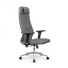 Кресло руководителя Метта Metta L 1m 38К2/2D Infinity Easy Clean MPES Комплект 9 Серое