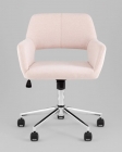 Стул офисный Stool Group ROSS рогожка светло-розовый