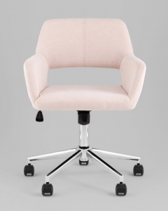 Стул офисный Stool Group ROSS рогожка светло-розовый