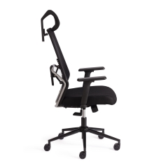 Кресло Tetchair Matrix grey ткань, черный